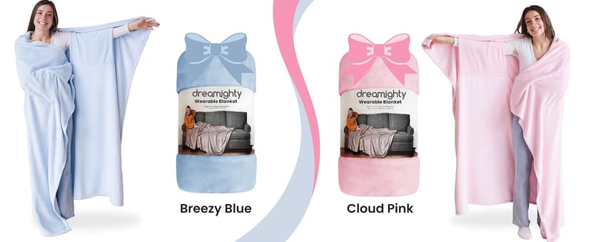 Wearable Blankets for Women, Adult Wearable Blanket Men, Girlfriend Gifts for Women Dorm Room Essentials for Her