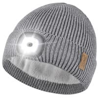 Etsfmoa Unisex Beanie with The Light Gifts for Men Dad Father USB Rechargeable Caps