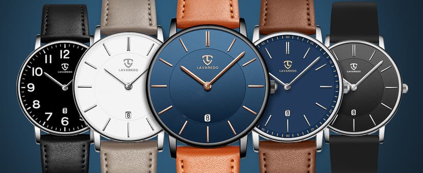 BEN NEVIS Watch, Mens Watch, Minimalist Fashion Simple Wrist Watch Analog Date with Leather Strap