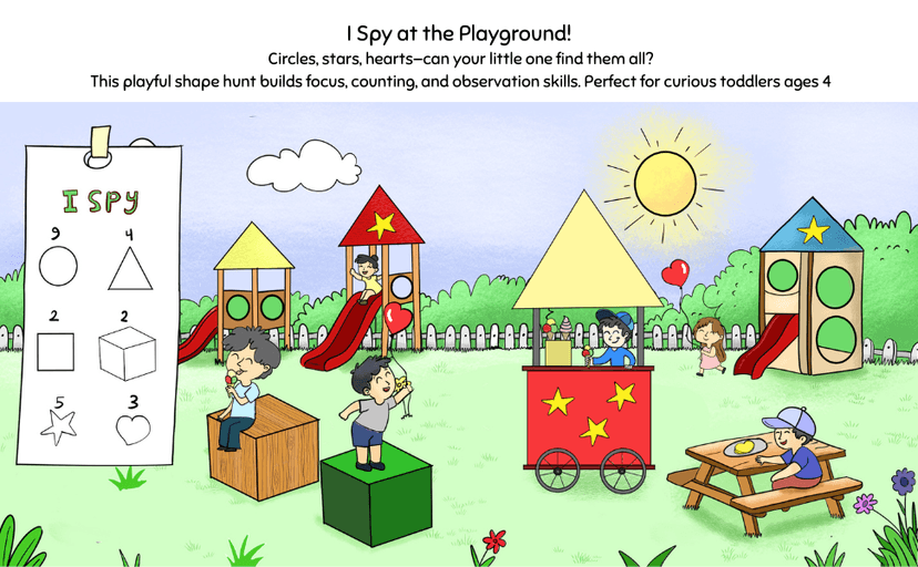 Gifts for 4 Year Old Boys Girls : I Am 4 & I Spy Everything: Toddler Eye Spy Book for Four Yr : Fun Search & Find Activity Book for Toddlers Featuring ... Simple Shapes, Colors, and Counting Practice B0FMR79XFF
