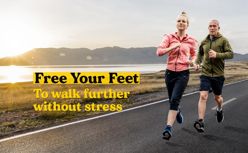 FitVille Extra Wide Walking Shoes for Men Wide Width Sneakers for Flat Feet Heel Pain Relief - Rebound Core