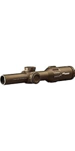 SIG SAUER Tango-MSR LPVO 1-6x24mm Waterproof Fogproof Rugged Tactical Hunting Rifle Scope | Second Focal Plane/SFP/F2 | Includes Alpha-MSR Aluminum Mount, Flip-Back Lens Covers