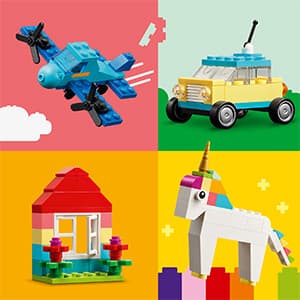 LEGO Classic Vibrant Creative Brick Box Building Blocks - Sensory & Learning Toys for Boys & Girls, Ages 4+ Years - Pretend Play Preschool Toys - Gift for Christmas - 11038