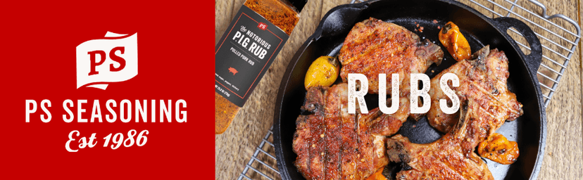 PS Seasoning Texas-Style Brisket Rodeo Rub- Dry BBQ Rubs and Spices for Grilling, Smoking, Roasting- Smoky Texas Flavor, BBQ Seasoning Spice Blend for Beef Brisket, Steak, Pulled Pork, Chicken, 24.6oz