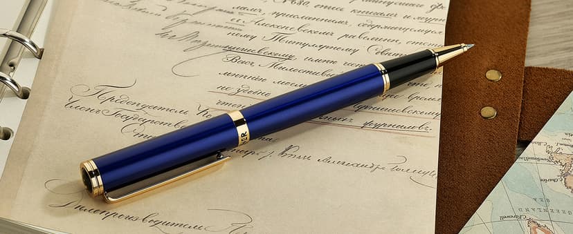 Cross Coventry Blue Lacquer Ballpoint Pen