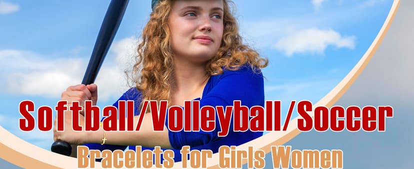 Softball/Volleyball/Soccer/Basketball Football Bracelet for Girls Women, 14K Gold Plated Cross Link Chain Sport Accessories Christian Jewelry Gifts for Teens Team Coach Players B0FSKVMR16