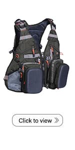 Raprance Fly Fishing Vest Backpack - Adjustable Lightweight and Quick-Dry, with 17 Pocketsfor Trout Bass Saltwate