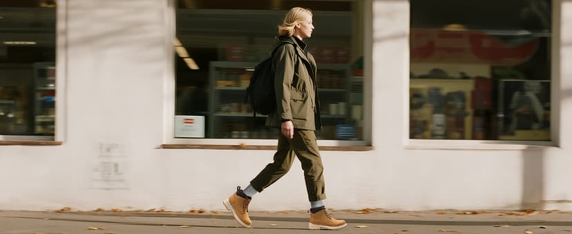 ANJOUFEMME Combat Hiking Boots for Women- Lace up Ankle Work Boots Lightweight Casual Winter Shoes for Backpacking Trekking Walking