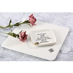 Scwhousi Ring Dish Jewelry Tray for Friend Mom Sister Maid of Honor,Birthday Mother's Day Christmas Gifts