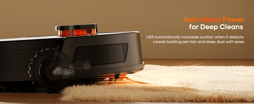 Robot Vacuum and Mop Combo,Lidar Navigation Robotic Vacuum Cleaner with 3.5L Self Emptying Station,5000Pa Vacuum Robot,180mins Runtime,No-Go&No-Mop Zones,App/Alexa/Remote Control,UR3