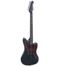 Tostar Electric Guitar: P90 Pickups, TOM Bridge & Smoked Matte Finish, 3-Way Switch, 39" Solid Body Electric Guitar for Intermediate Players, Guitarra Eléctrica Kit, Musical Birthday Gifts, Black