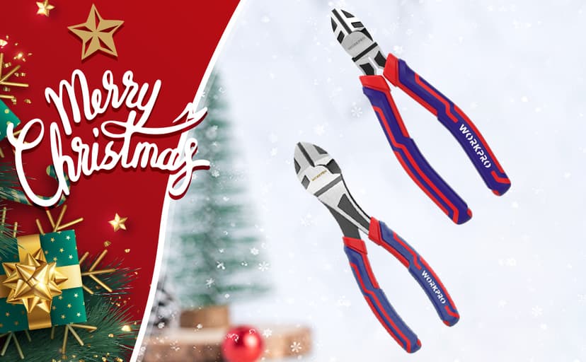 WORKPRO 6” Wire Cutters Heavy Duty CRV Steel, Diagonal Pliers for Cutting Wires Craft, Comfort Grip Handle B0B8SKQB9Z