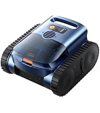 Robotic Pool Cleaner,Cordless Pool Vacuum for Inground Pools,Automatic Pool Cleaner Robot for Pool Floors,Drain Cleaning,Walls,Waterline,2150 Sq.ft,180min Runtime,3H Fast Charging Robot for Spa Pool