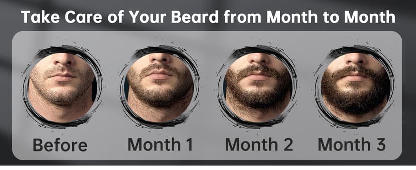 Isner Mile Beard Grooming Kit for Men Care: Trimming Sets with Beard Wash - Oil - Balm - Brush - Comb & Straight Razor, Birthday Christmas Gifts Mens Stocking Stuffers for Him Boyfriend Dad Husband