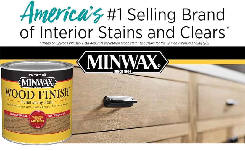 Minwax 222404444 Wood Finish, Special Walnut Stain, Half Pint