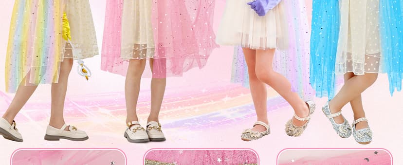 Toddler Dress Up Clothes with Accessories, Princess Toy for Kids Birthday Gift Light Up Princess Dress Up for Girls 3 4 5 6 Years Old B0F1N78G97