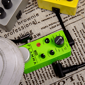 FLAMMA FC05 Mini Modulation Pedal with Chorus Flanger Tremolo Phaser Vibrato Rotary Liquid Autowah Stutter Ring LowBit