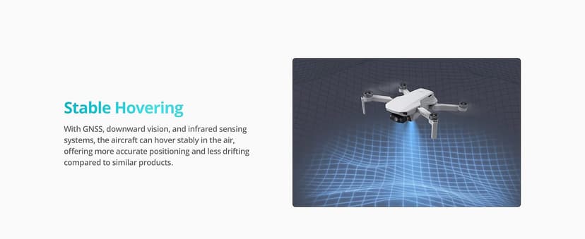 DJI Mini 4K, Drone with 4K UHD Camera for Adults, Under 249 g, 3-Axis Gimbal Stabilization, 10km Video Transmission, Auto Return, Wind Resistance, 1 Battery for 31-Min Max Flight Time