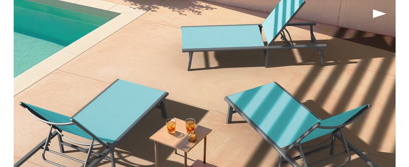 Ciokea Foldable Outdoor Lounge Chair, No Assembly Patio Chaise Lounge Outdoor with 5-Positions, Aluminum Pool Lounge Chair with Portable Design for Pool, Beach, Deck, Backyard, Khaki