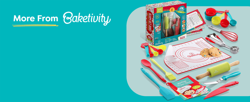 Bake 10–12 Treats with Decorating Supplies, Activity Book, and Simple Recipe Gift Idea for Boys and Girls Ages 4-12 Baketivity DIY Cake Pop Kids Baking Kit with Pre-Measured Ingredients B01L5XL49G