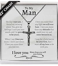 Love You This Much Steel Twist Bracelet for Him - Birthday & Wedding Gift for Husband, Boyfriend, or Fiance