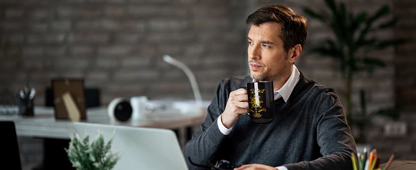 Boss Gifts - Best Bosses Day Gifts for Men Women - Funny Office Christmas Appreciation Gift for Boss Lady, Manager, Leader Female Male Birthday, Large 18 Oz Metal Glaze Ceramic Mug with Nice Gift Box