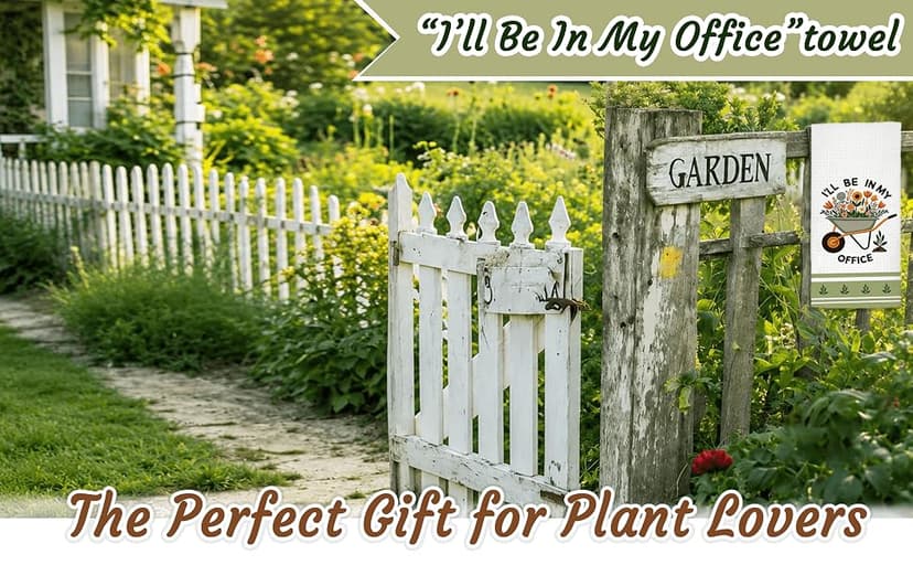 Gifts for Plant Lovers, Plant Lady Mom Birthday Gift, Funny Best Friend Housewarming New Home Gift, Decorative Towel 16x24in Gardening Gifts for Women Funny Kitchen Towels, B0G568ZDJH