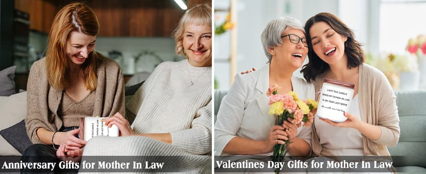 Homsolver Mother in Law Gifts, Mothers Day Birthday Gifts for Mother-in-Law, Anniversary Retirement Gift for Mom from Daughter Son in Law, Funny Lavender Candle Gift for Mom in Law B0DHLFTZ65