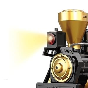 Train Set for Kids - Electric Remote Control Train Track Around Christmas Tree, Steam Locomotive Engine Train Railway Kits w/Smoke, Light & Sounds, Christmas Toys Gifts for 3 4 5 6 7 8 Year Old Kids