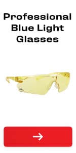 NoCry Blue Light Blocking Safety Glasses Over Eyeglasses with 100% UV Protection — UV Light Protection with Anti-Fog & Anti-Scratch Lenses; ANSI Z87.1 Certified — Adjustable Temples with Anti-Slip Tip