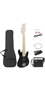 ZENY 38 inch Acoustic Guitar Full Size Beginners Package Kit for Right-handed Starters Kids Music Lovers w/Case, Strap, Pitch Pipe and Pick (Blue)