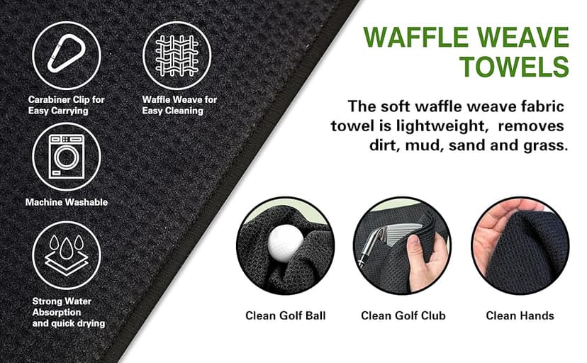 I'm Just Using My Golf Words Funny Microfiber Towel with Clip for Golfer, Mother's Day Birthday - Pink Flamingo Accessories for Women Golf Lover Mom