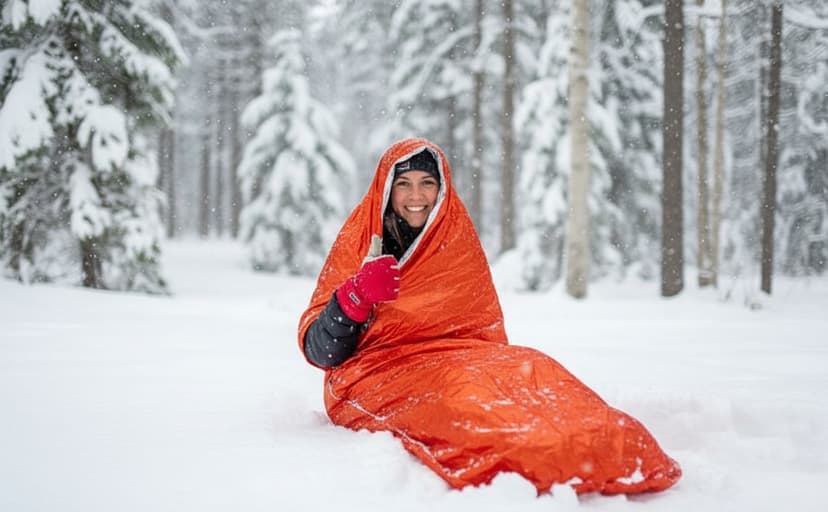 Emergency Sleeping Bags 2 Pack | Portable Emergency Blanket Survival Gear