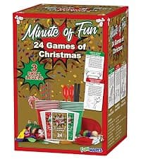 Funwares Minute of Fun Game - Minute to Win It Games for Kids, Adults, Teens, Families, Game Night, Gift for Home, Birthdays, or Travel. 2-12 Players! Original - 237 Challenges