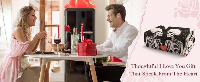 Gifts for Him Her, Wedding Anniversary Blanket for Women Men, Birthday Gifts for Boyfriend Girlfriend, I Love You Gift, Engagement, Wedding Gift for Wife, Husband, Couple, 60"X50"