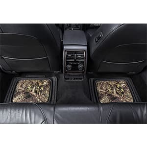 Mossy Oak Camo Trimmable Floor Mats - All Weather Protection - Trim to Fit for Car, SUV, Van, Trucks - Official Licensed Product (4 Pcs)