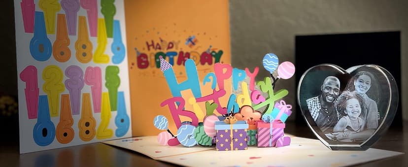 3D Crystal Photo, Christmas Personalized Gift,Customized Gifts for Wife, Women, Him, Her, Dad and Mom. Custom Picture Gifts for Christmas, Father's Day, Birthday, Wedding, Anniversary, Memorial, Picture Gift for Pet Lovers.