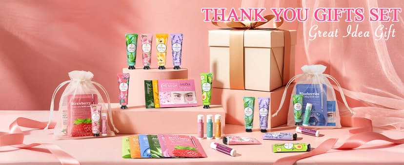 72 Pcs Bulk Gifts For Women, Bulk Facial Mask, Lip Balms, Hand Creams & Under Eye Patches, Spa Party Supplies,Party Favors For Bridal Wedding, Baby Shower,Sleepover Party, Christmas Stocking Stuffers B0FKH49Y6H