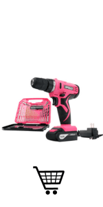 Apollo Tools Original 39 Piece General Household Tool Set in Toolbox Storage Case with Essential Hand Tools for Everyday Home Repairs, DIY and Crafts - Pink Ribbon - Pink - DT9706P