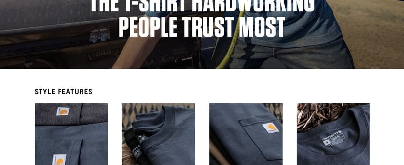 Carhartt Men's Loose Fit Heavyweight Short-Sleeve Pocket T-Shirt (Also Available in Big & Tall)