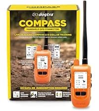 Dogtra PATHFINDER2 MINI Compass Live GPS Dog Tracking & Training System - 4-Mile Range E-Collar Handheld with No Subscription, Offline Maps, GPS Fence, Expandable up to 21 Dogs, for Dogs 15+ lbs