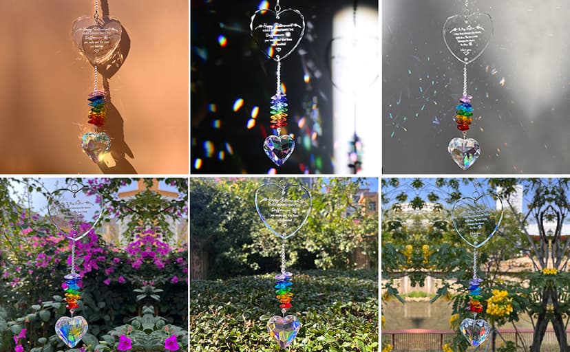 Classy Happy Retirement Gifts, Beautiful Retirement Party Decorations for Men, Retired Friend, Coworker, Nurse, Teacher Retirement Gifts for Women, K9 Crystal Suncatcher Retirement Gift B0DGXPBGK1