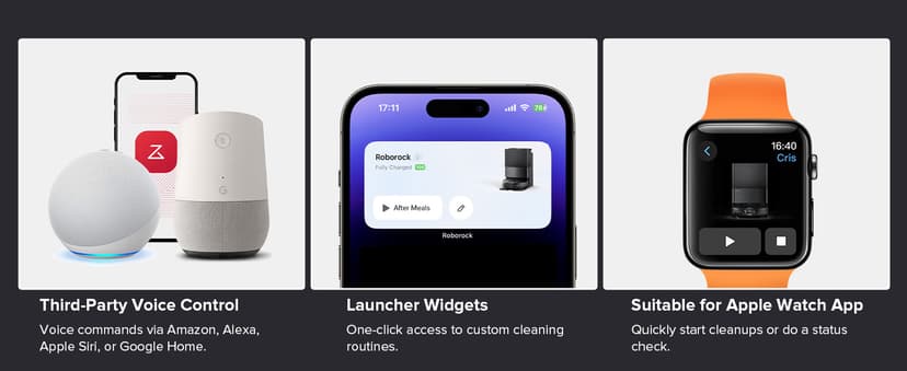 roborock Qrevo Slim Robot Vacuum and Mop Combo, 8.2cm Ultra-Slim, 3D Sensing Tech, Advanced Obstacle Recognition, 11,000Pa Suction, FlexiArm Side Brush & Mop, Auto Mop Washing & Drying, Self-Emptying