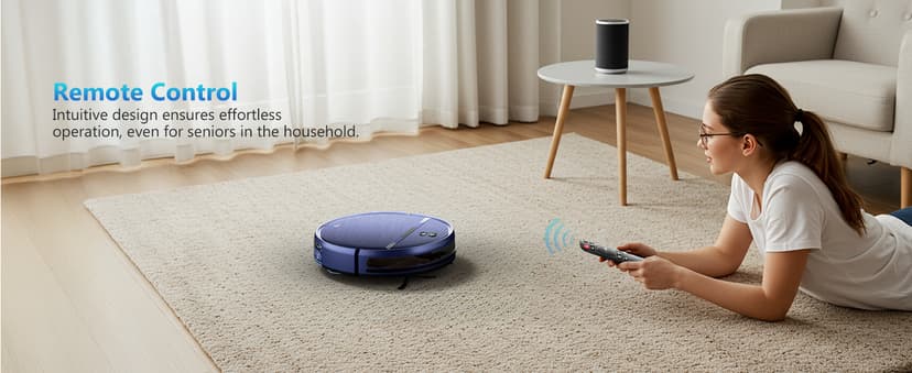 XIEBro Life Robot Vacuum and Mop Combo, Vacuum Robot 2 in 1 with WiFi/App/Voice, Schedule, Water Tank and Dustbin, Self-Charging, Slim, Ideal for Hard Floor, Pet Hair, Carpet