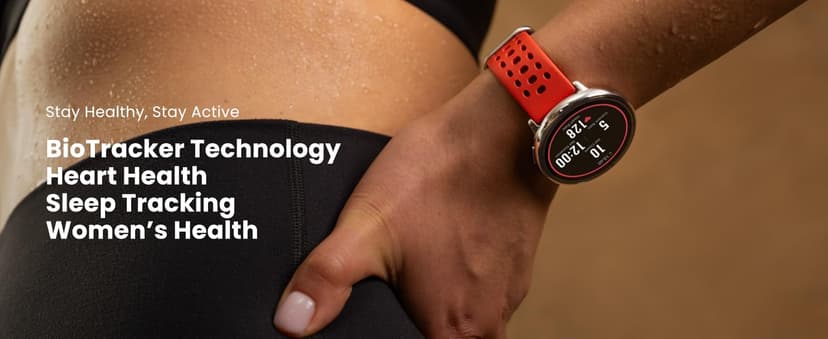 Amazfit Active 2 Sport Smart Watch Fitness Tracker for Android and iPhone, 44mm, 10 Day Battery, Water Resistant, GPS Maps, Sleep Monitor, 160+ Workout Modes, 400 Face Styles, Silicone Strap, Free App