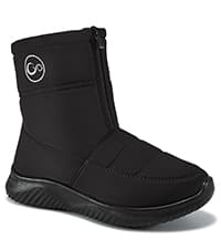 Ecetana Womens Snow Boots Winter Shoes: Ankle Booties Warm Fur Lined Waterproof Non-Slip Boots for Women