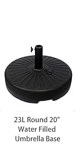 Sunnyglade 7.5' Patio Umbrella Outdoor Table Market Umbrella with Push Button Tilt/Crank, 6 Ribs (Tan)