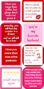 Christmas Coasters | Funny Cork Coasters | 8 in Gift Box | Hostess Gifts (Holiday)