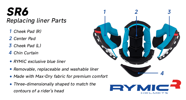 SR6 Full Face Motorcycle Helmet, Equipped with Clear & Multicolour Visors DOT Approved Street Racing Helmet
