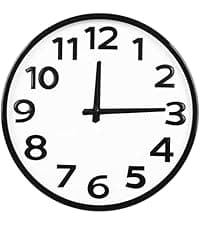 Fomaris Kitchen Clock Coffee Cup Wall Decor, Cafe Decorative Kitchen Wall Clocks Battery Operated for Home Office